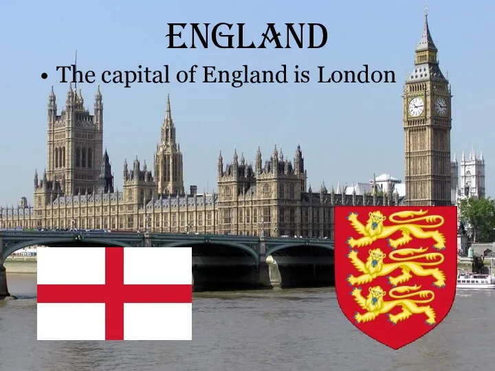 England The capital of England is London