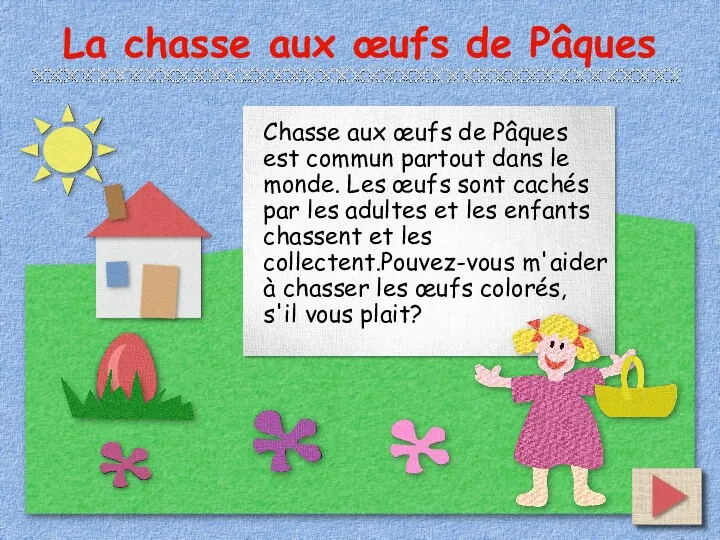 Chasse aux œufs de Pâques est commun partout dans le