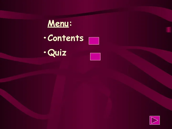 Menu: Contents Quiz