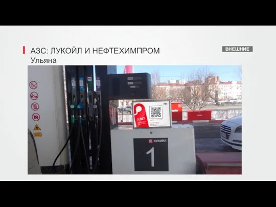 АЗС: ЛУКОЙЛ И НЕФТЕХИМПРОМ Ульяна ВНЕШНИЕ