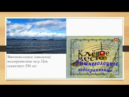 Вышневолоцкое (заводское) водохранилище на р. Цне существует 250 лет