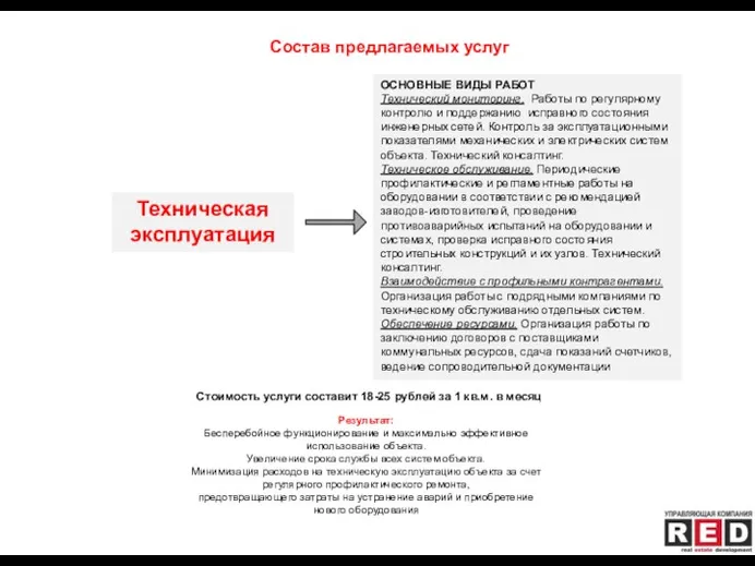 ОСНОВНЫЕ ВИДЫ РАБОТ Технический мониторинг. Работы по регулярному контролю и