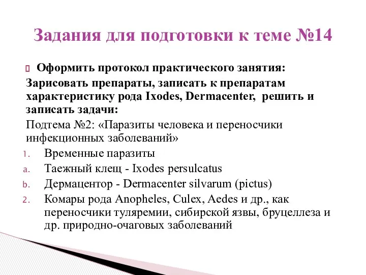 Оформить протокол практического занятия: Зарисовать препараты, записать к препаратам характеристику