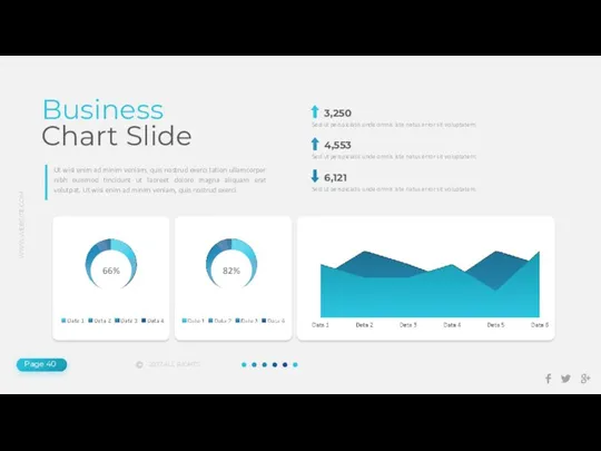 Business Chart Slide