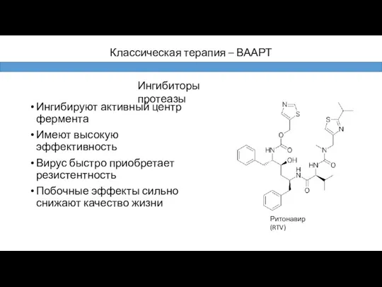 Ингибируют активный центр фермента Имеют высокую эффективность Вирус быстро приобретает