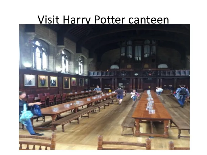 Visit Harry Potter canteen