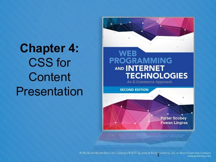 Chapter 4: CSS for Content Presentation