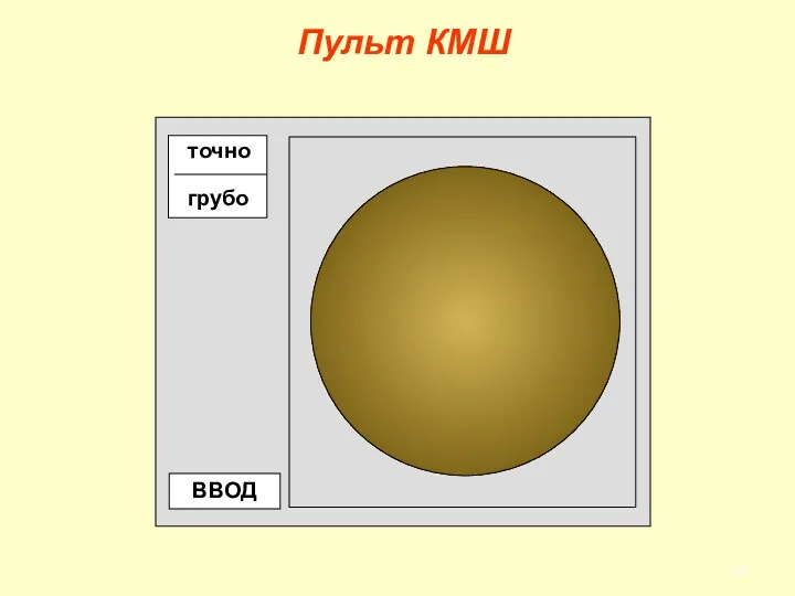 Пульт КМШ