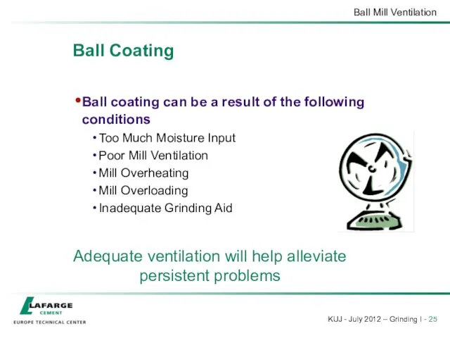 Ball Coating Ball coating can be a result of the
