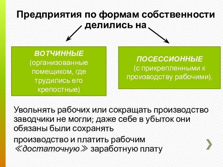 Предприятия по формам собственности делились на Увольнять рабочих или сокращать