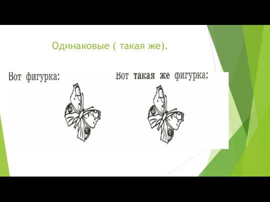 Одинаковые ( такая же).