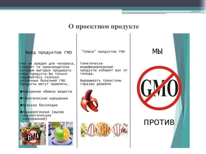 О проектном продукте