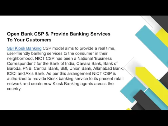Open Bank CSP & Provide Banking Services To Your Customers