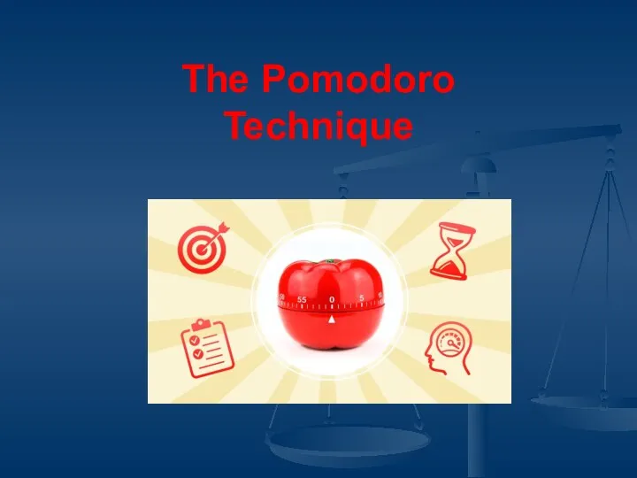 The Pomodoro Technique