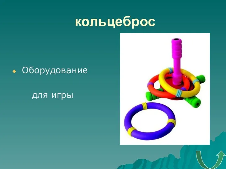 кольцеброс Оборудование для игры