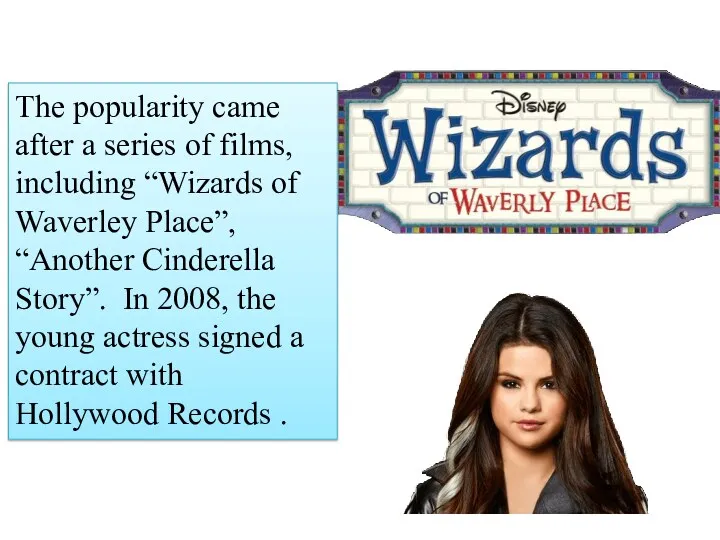 The popularity came after a series of films, including “Wizards