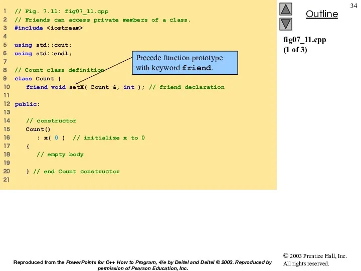 fig07_11.cpp (1 of 3) 1 // Fig. 7.11: fig07_11.cpp 2