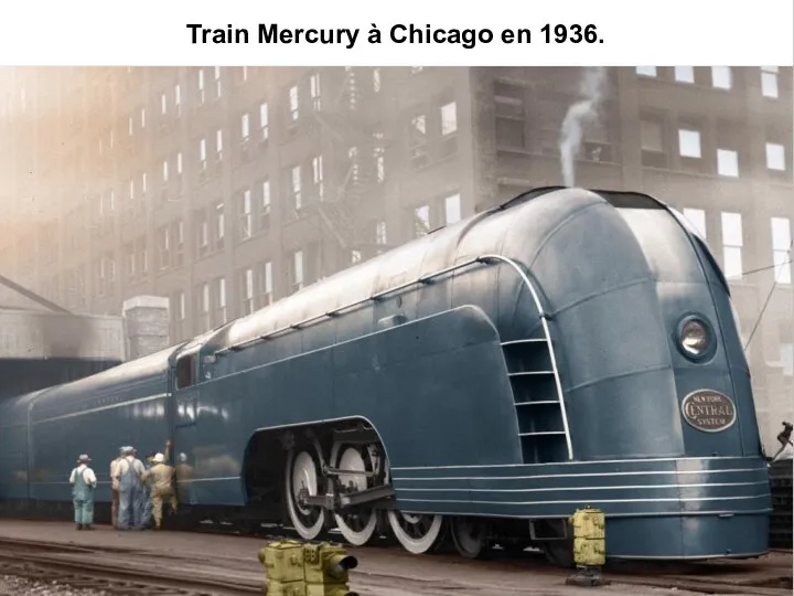 Train Mercury à Chicago en 1936.