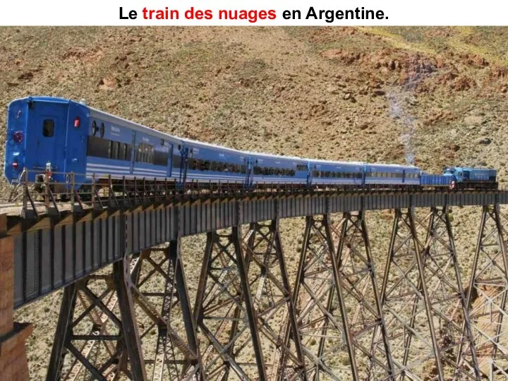 Le train des nuages en Argentine.