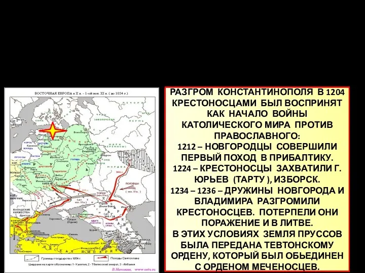 РУСЬ И КРЕСТОВЫЕ ПОХОДЫ В 1201 Г. БЫЛ ОСНОВАН ГОРОД