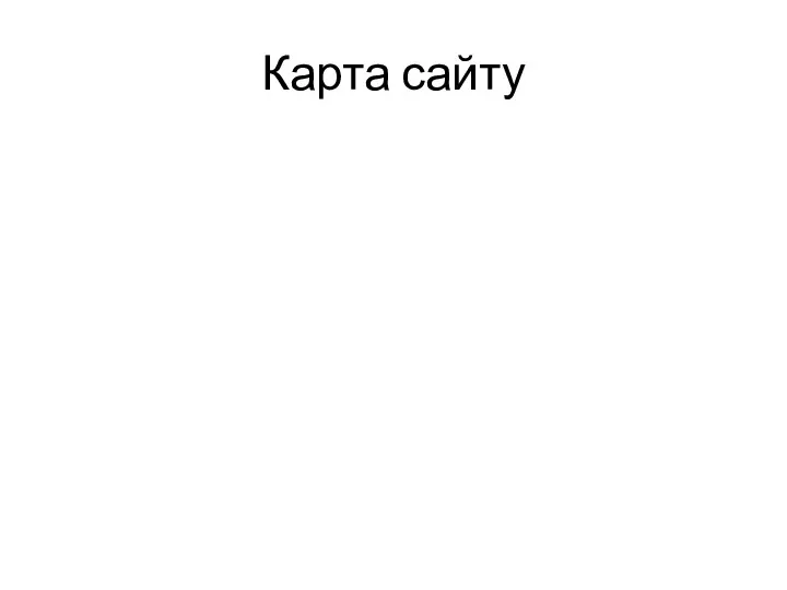 Карта сайту