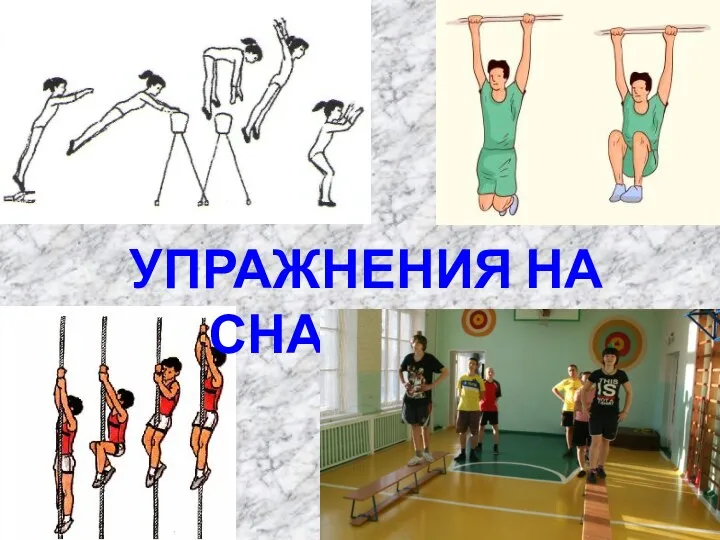 УПРАЖНЕНИЯ НА СНАРЯДАХ