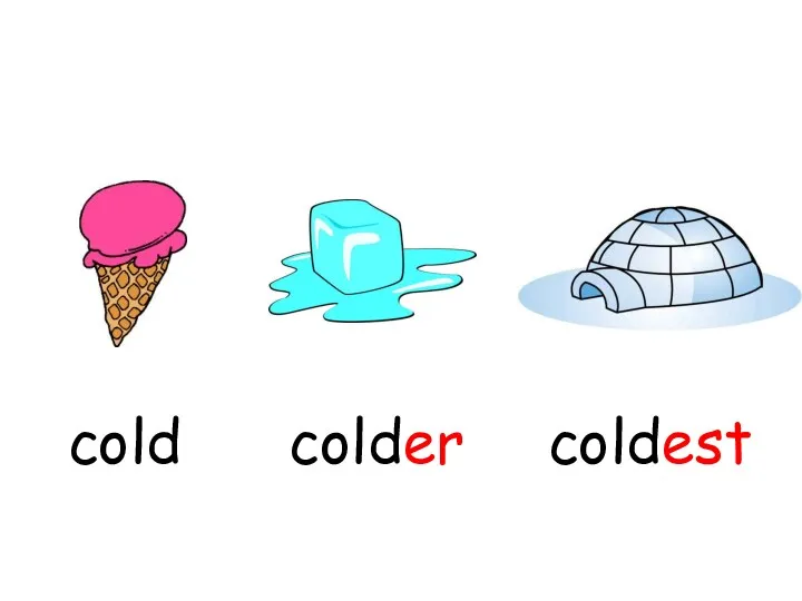 colder coldest cold