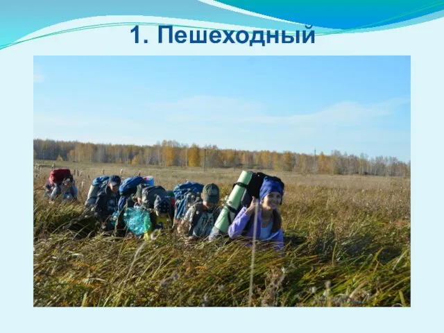 1. Пешеходный