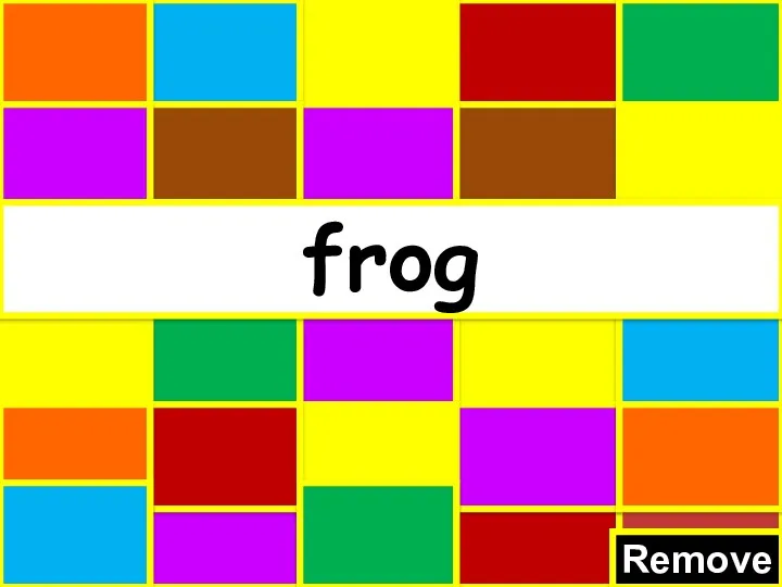 Remove frog