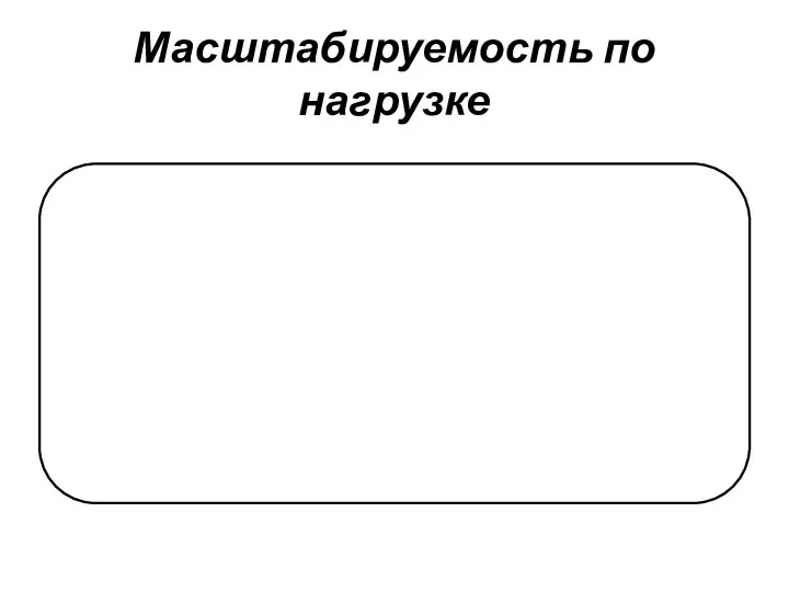 Масштабируемость по нагрузке