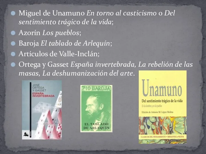 Miguel de Unamuno En torno al casticismo o Del sentimiento