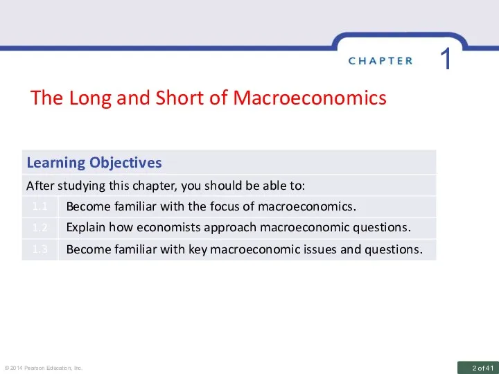 The Long and Short of Macroeconomics Become familiar with the