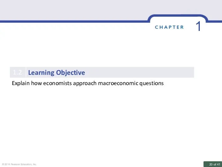 Explain how economists approach macroeconomic questions 1.2