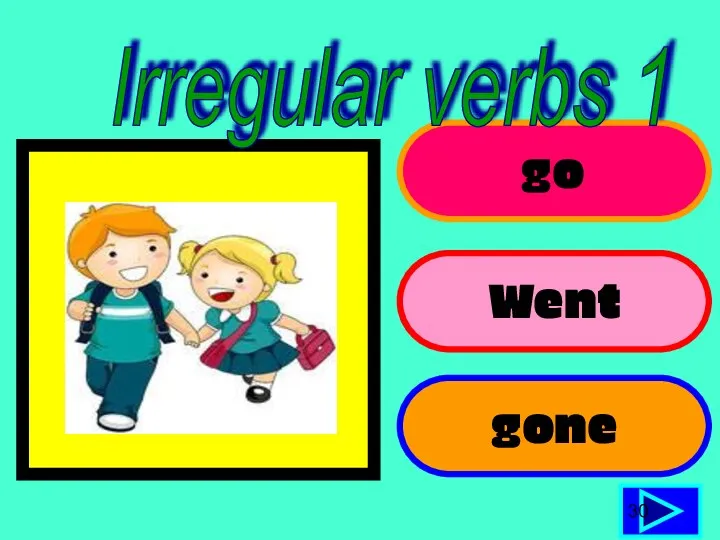 go Went gone 30 Irregular verbs 1