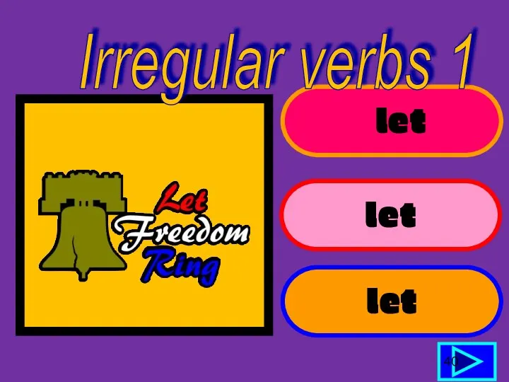 let let let 40 Irregular verbs 1