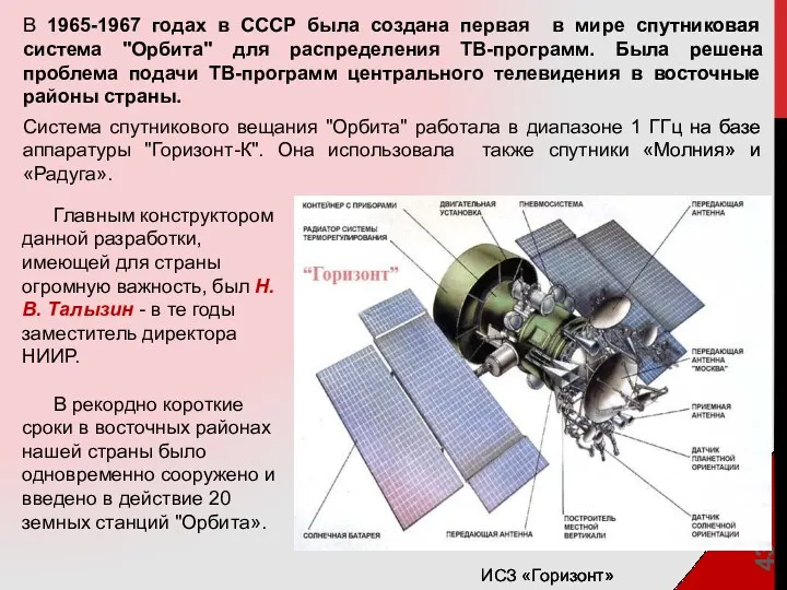 В 1965-1967 годах в СССР была создана первая в мире