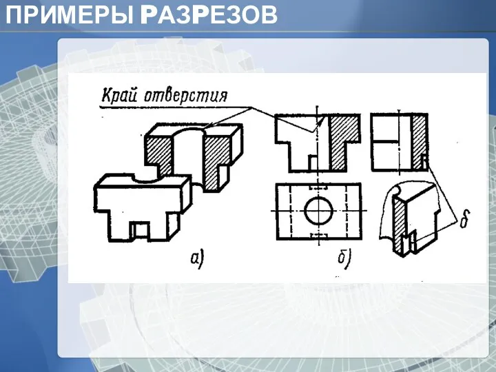 ПРИМЕРЫ PАЗPЕЗОВ Основание