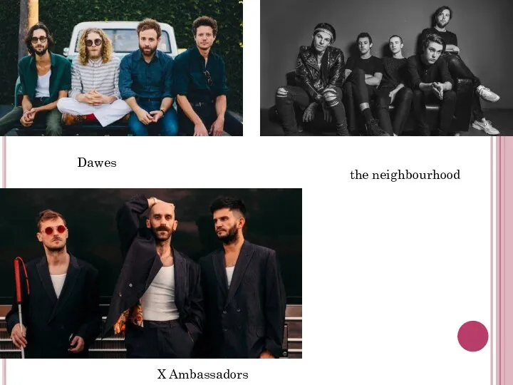 the neighbourhood Dawes X Ambassadors