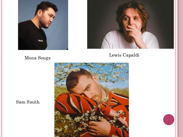 Lewis Capaldi Mona Songz Sam Smith