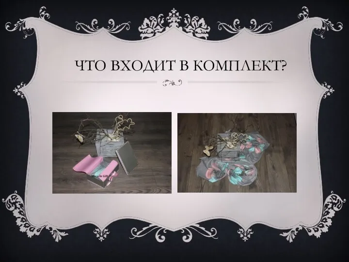 ЧТО ВХОДИТ В КОМПЛЕКТ?