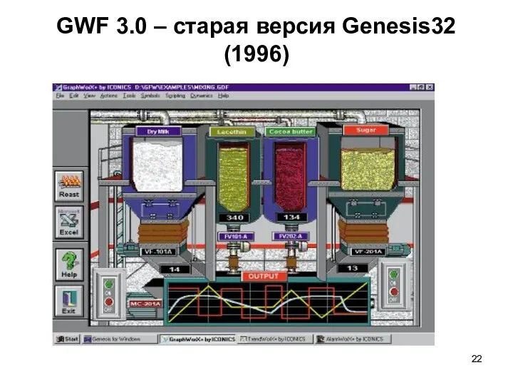 GWF 3.0 – старая версия Genesis32 (1996)