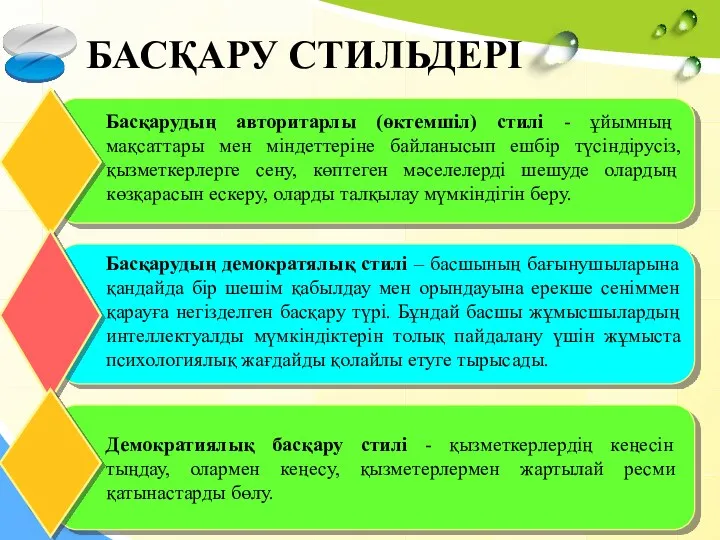 Басқарудың авторитарлы (өктемшіл) стилі - ұйымның мақсаттары мен міндеттеріне байланысып