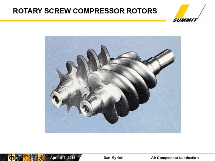 ROTARY SCREW COMPRESSOR ROTORS