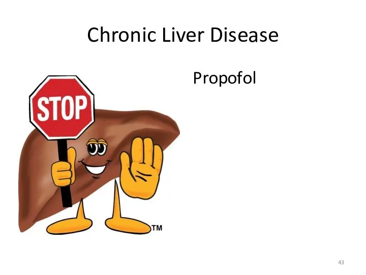 Chronic Liver Disease Propofol