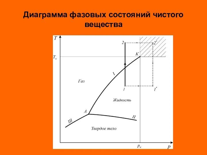 Диаграмма фазовых состояний чистого вещества