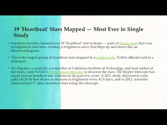 19 'Heartbeat' Stars Mapped — Most Ever in Single Study