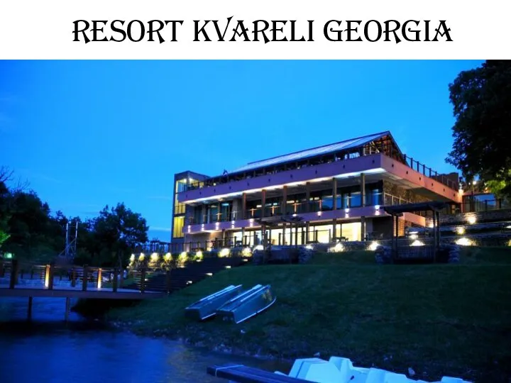 Resort kvareli georgia