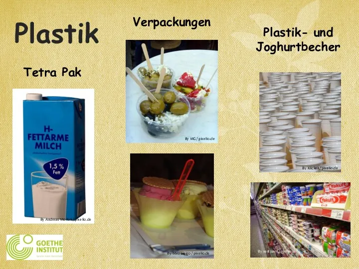 Plastik Verpackungen Tetra Pak Plastik- und Joghurtbecher By Andreas Morlok