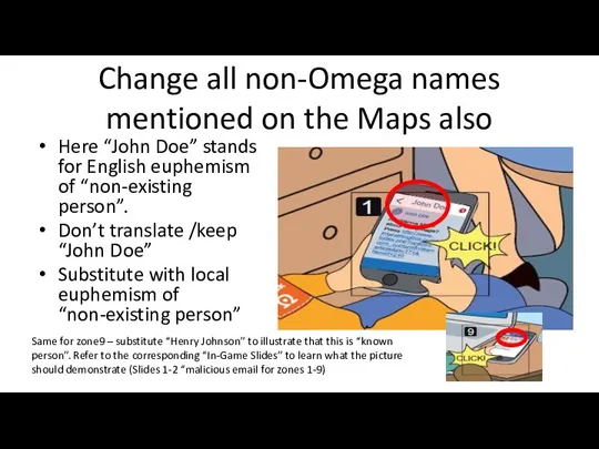 Change all non-Omega names mentioned on the Maps also Here