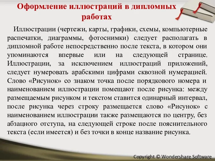 Оформление иллюстраций в дипломных работах Иллюстрации (чертежи, карты, графики, схемы,